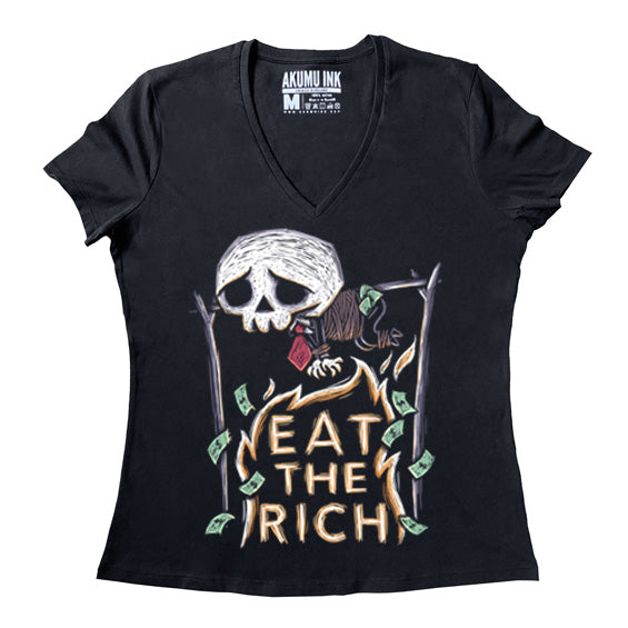 Akumu Ink Women Shirts, goth Women Shirts, skull Women Shirts,