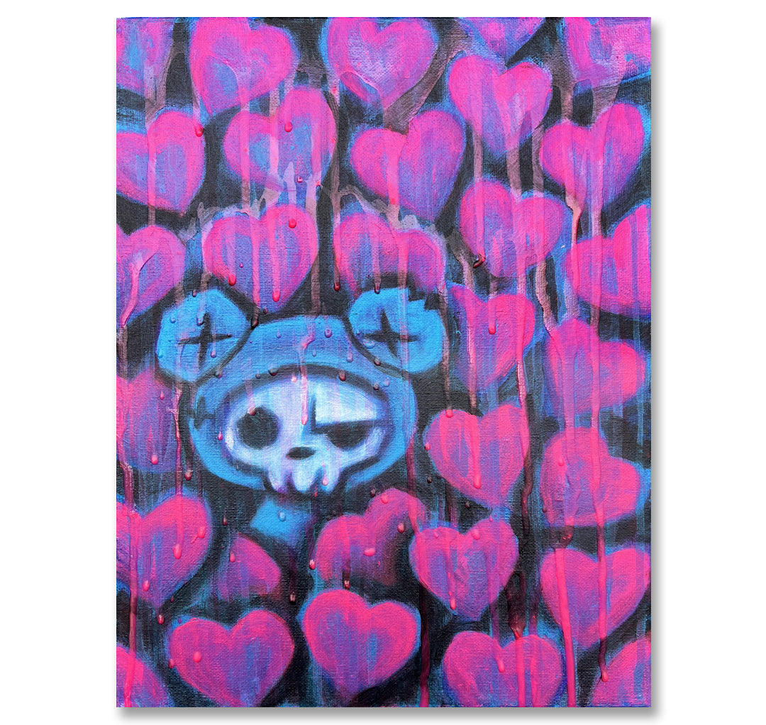 Akumu Ink art, goth art, skull art,