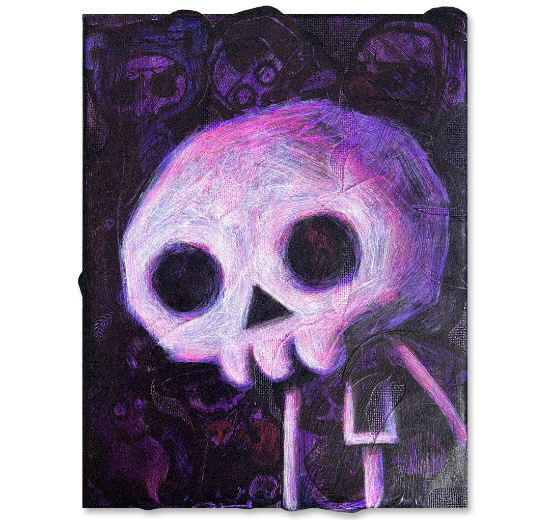 Akumu Ink art, goth art, skull art,