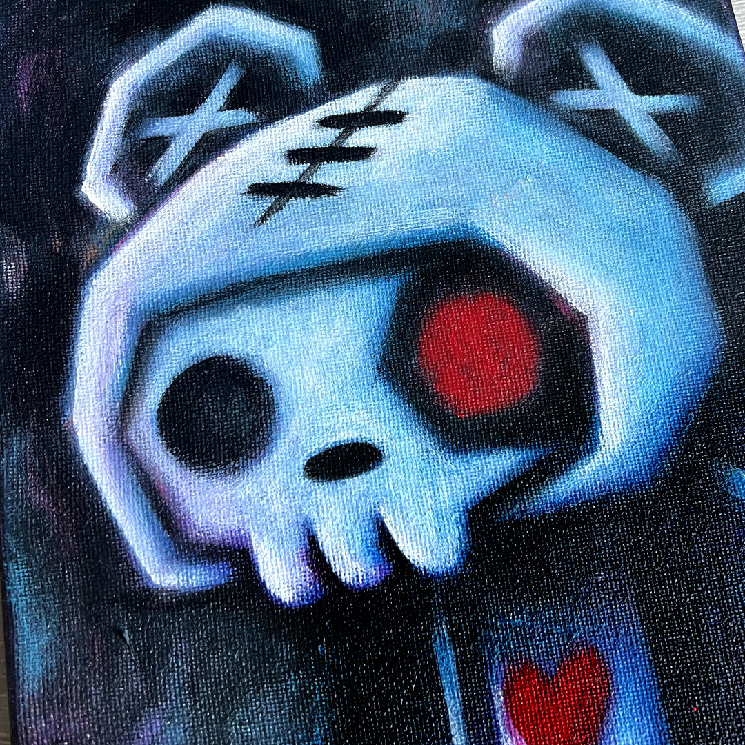 Akumu Ink art, goth art, skull art,