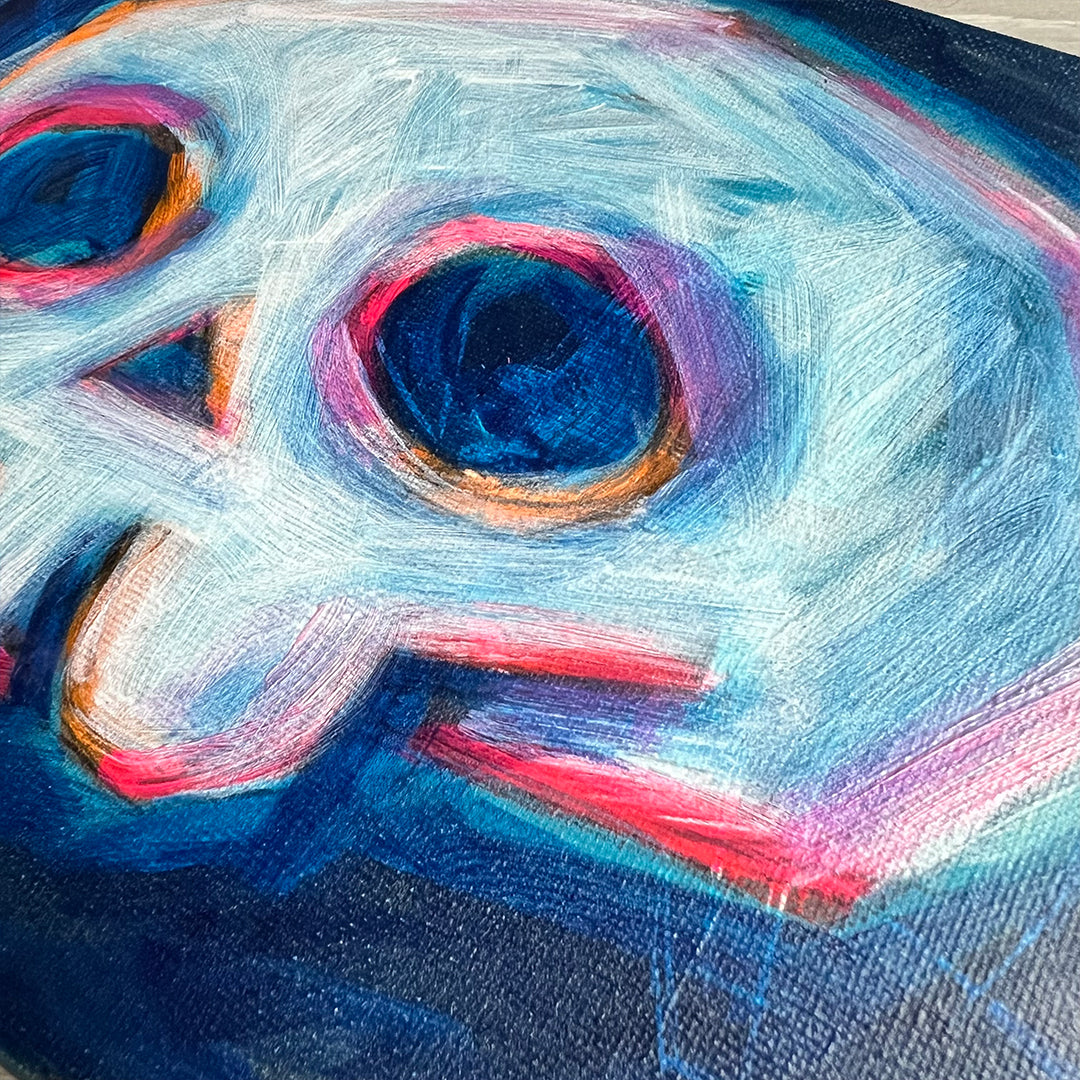 Akumu Ink art, goth art, skull art,