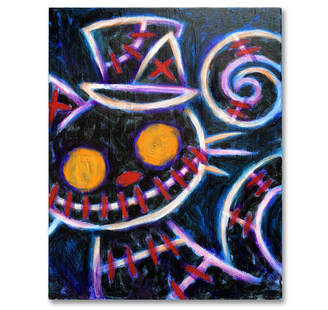 Akumu Ink art, goth art, skull art,
