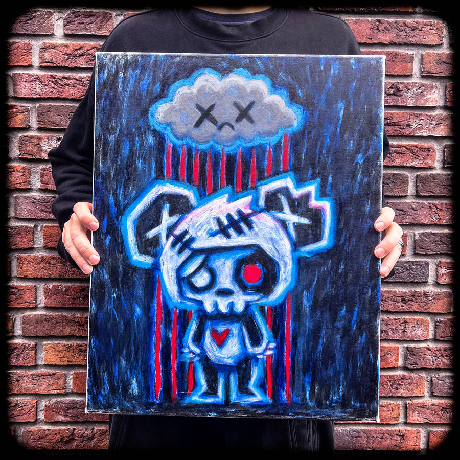 Akumu Ink art, goth art, skull art,