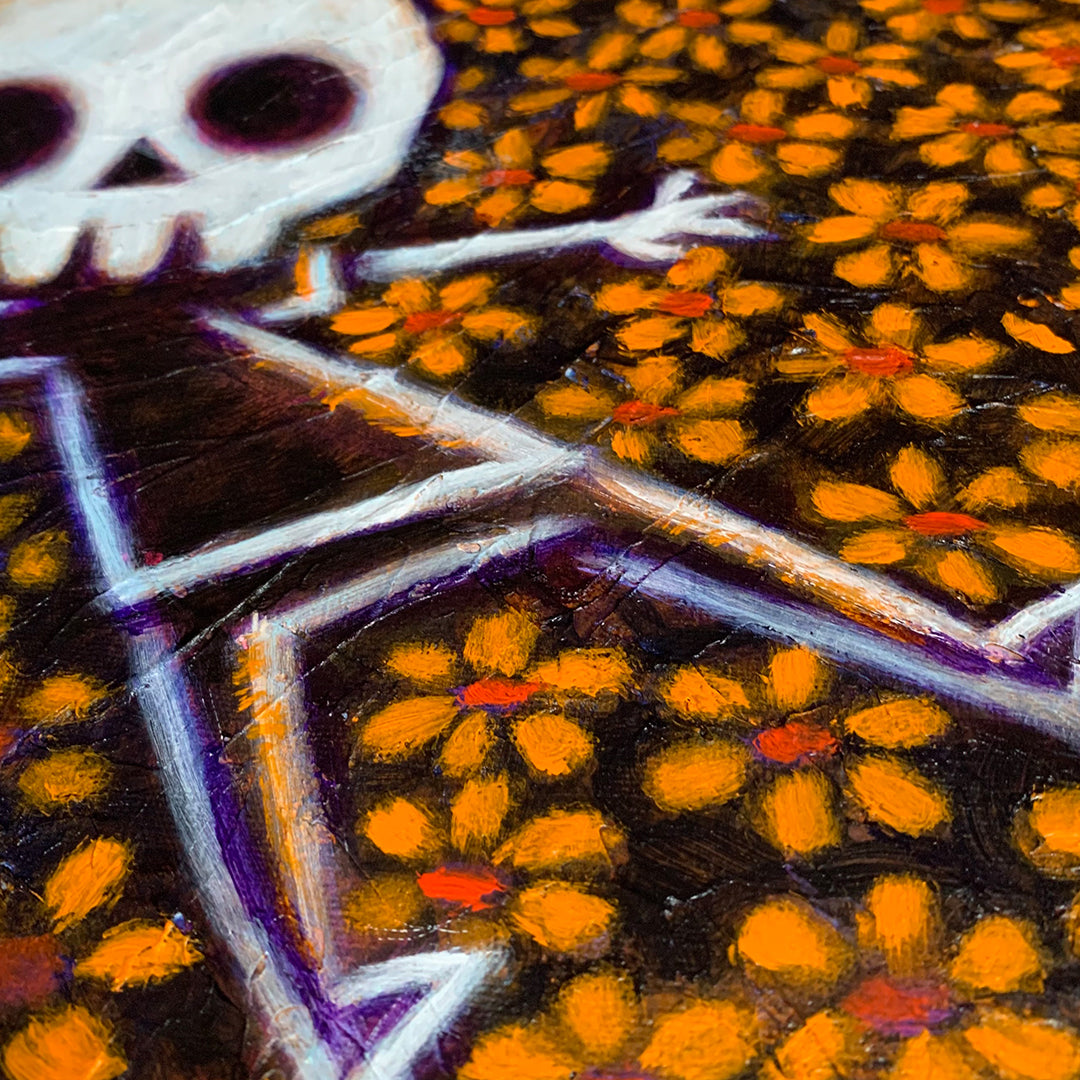 Akumu Ink art, goth art, skull art,