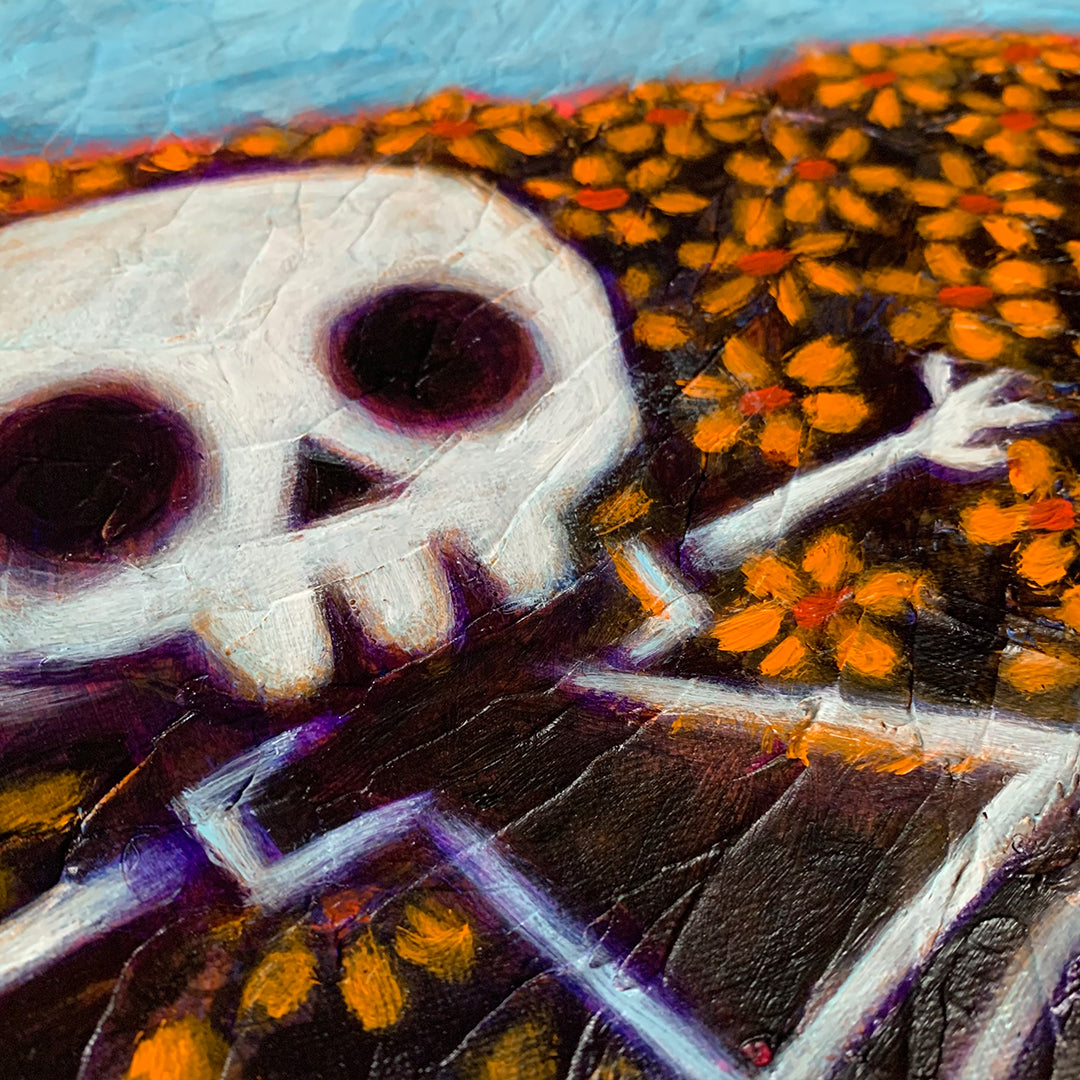 Akumu Ink art, goth art, skull art,