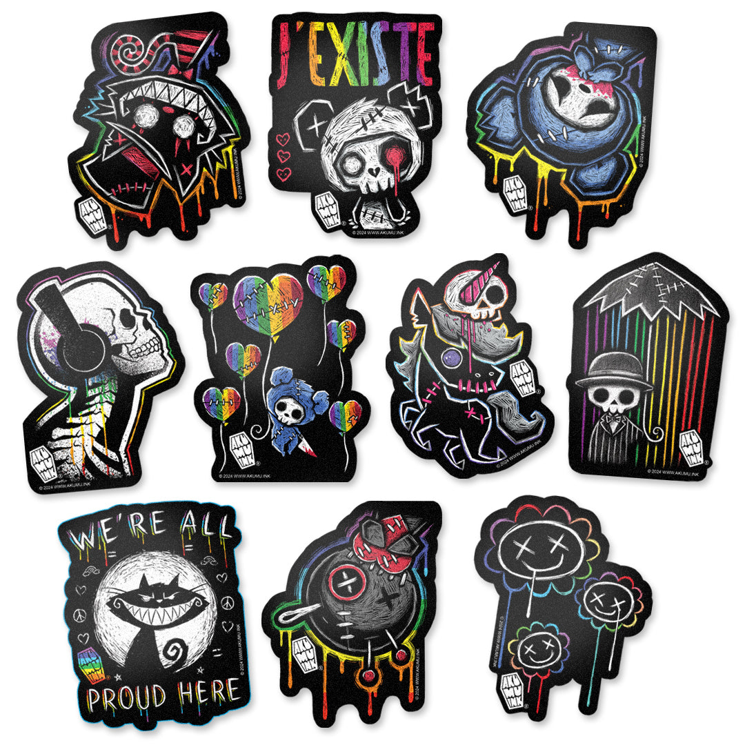 Akumu Ink Accessories, goth Accessories, skull Accessories,