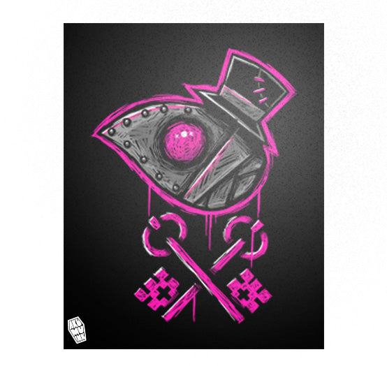 Akumu Ink art, goth art, skull art,