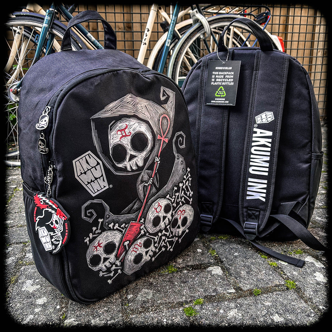 Akumu Ink bag, goth bag, skull bag, 