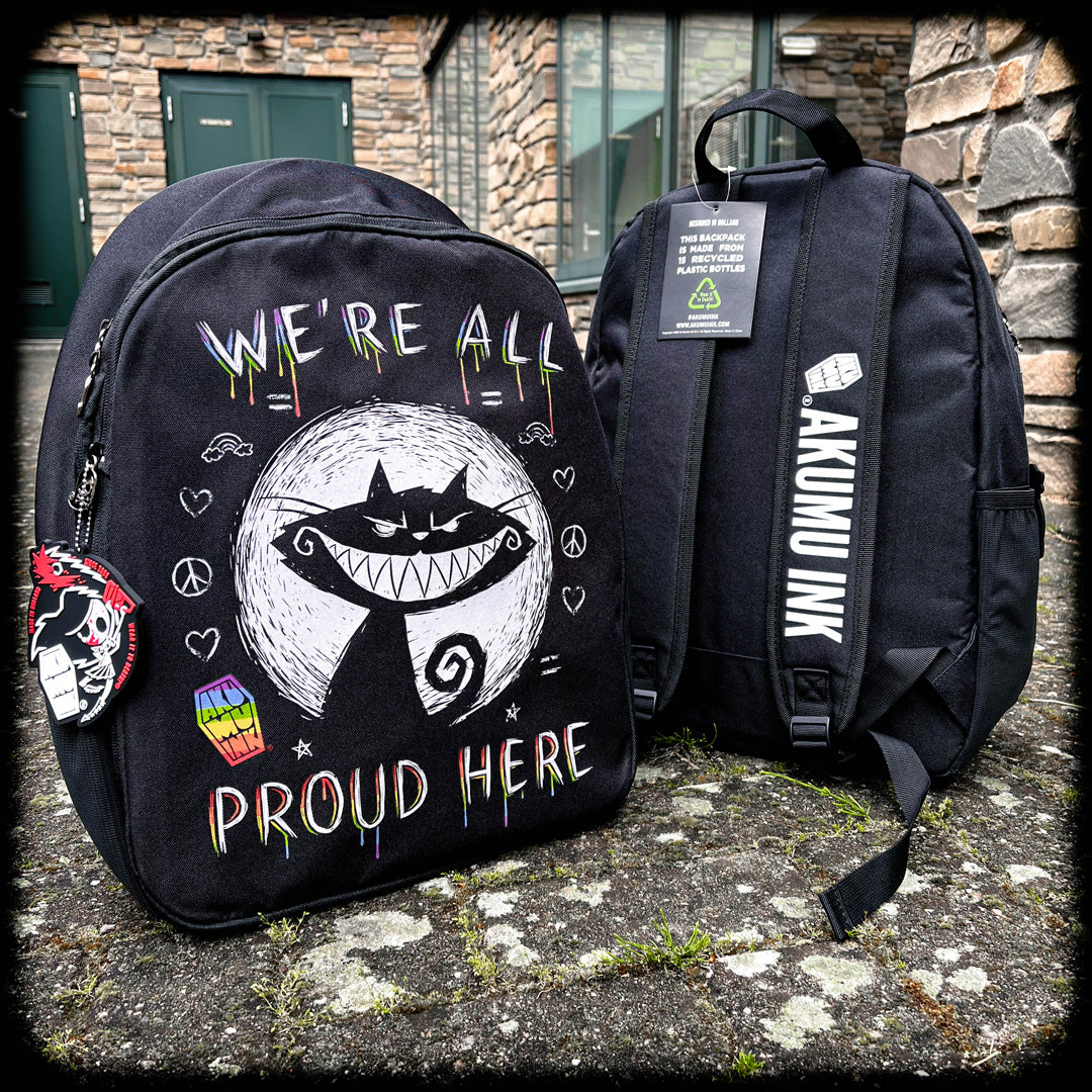Akumu Ink bag, goth bag, skull bag, 