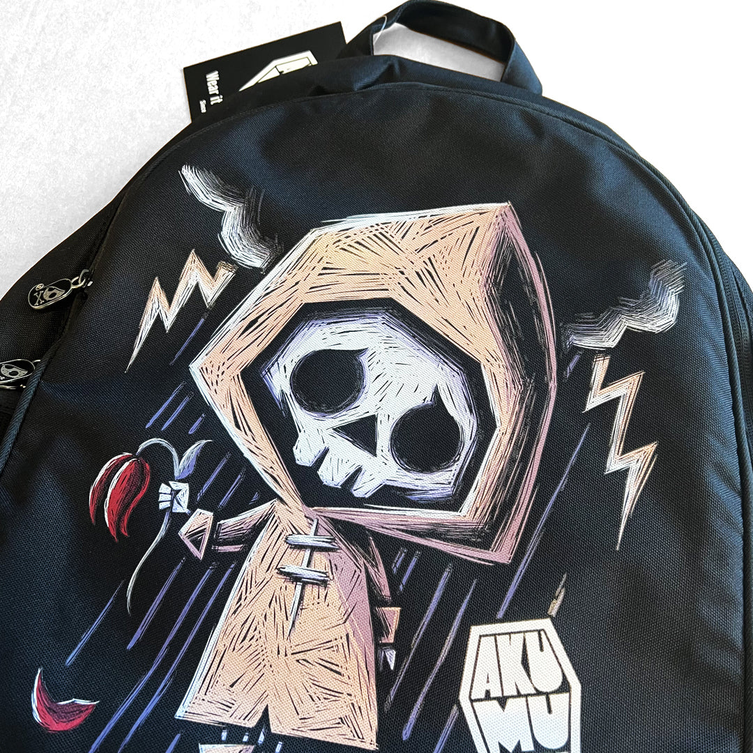 Akumu Ink bag, goth bag, skull bag, 