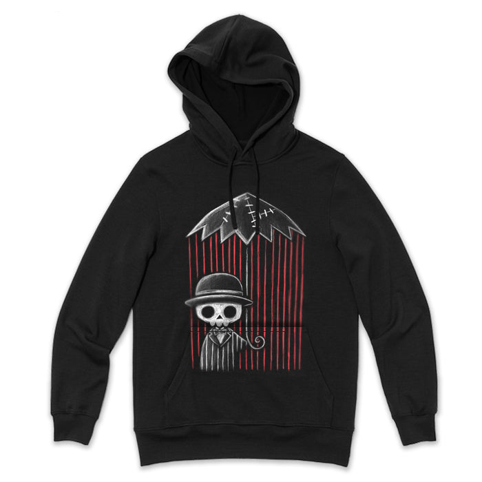 Internal Storm Hoodie – gothic long sleeve by Akumu Ink Clothing, alt fashion art from Akumu Ink Clothing