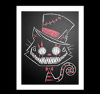 Psychotic Delight Artwork – gothic art by Akumu Ink, alt fashion art from Akumu Ink Clothing