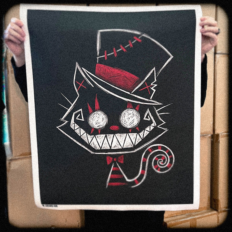 Akumu Ink art, goth art, skull art, 