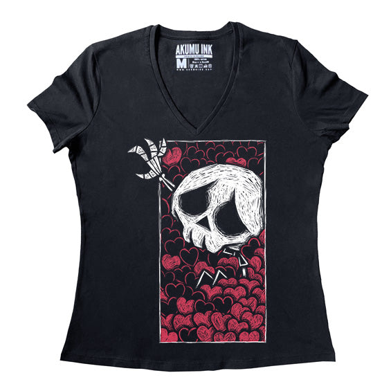 Akumu Ink Women Shirts, goth Women Shirts, skull Women Shirts, 