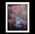 Float Away Artwork – gothic art by Akumu Ink, alt fashion art from Akumu Ink Clothing