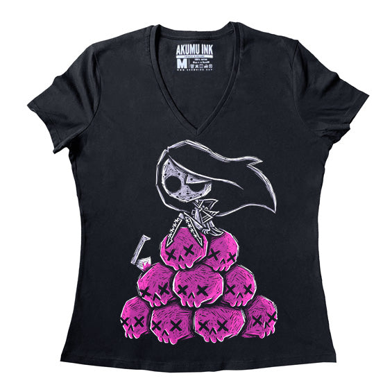 Akumu Ink Women Shirts, goth Women Shirts, skull Women Shirts, 