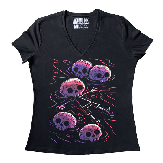 Akumu Ink Women Shirts, goth Women Shirts, skull Women Shirts, 