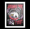 Keep Faking It Artwork – gothic art by Akumu Ink, alt fashion art from Akumu Ink Clothing
