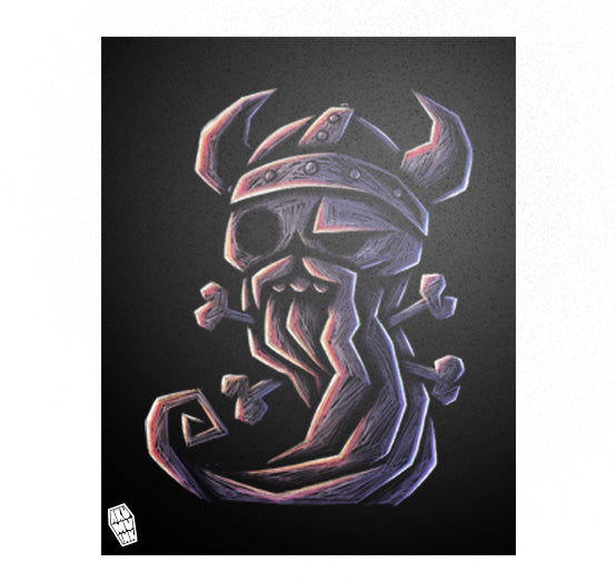 Akumu Ink art, goth art, skull art, 