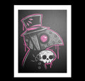 A Gift of Death Artwork – gothic art by Akumu Ink, alt fashion art from Akumu Ink Clothing