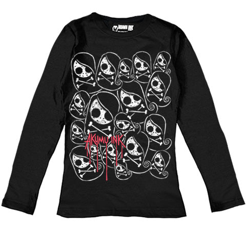 Akumu Ink Women Shirts, goth Women Shirts, skull Women Shirts, 