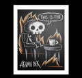 This is Fine Artwork – gothic art by Akumu Ink, alt fashion art from Akumu Ink Clothing