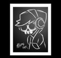 Introvert Artwork – gothic art by Akumu Ink, alt fashion art from Akumu Ink Clothing