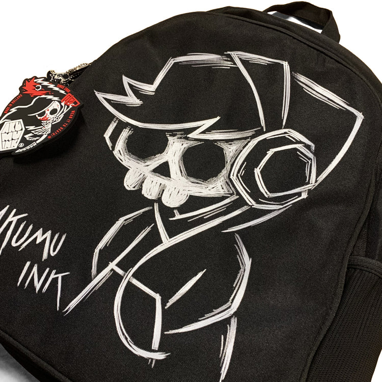 Introvert Backpack – gothic backpack by Akumu Ink, alt fashion art from Akumu Ink Clothing