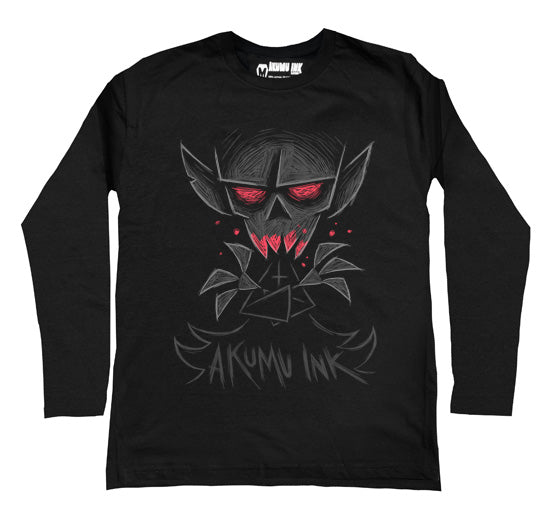 Starving For You Men Long Sleeve Tshirt – gothic Men Shirts by Akumu Ink, alt fashion art from Akumu Ink Clothing