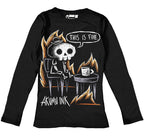 Akumu Ink Women Shirts, goth Women Shirts, skull Women Shirts, 
