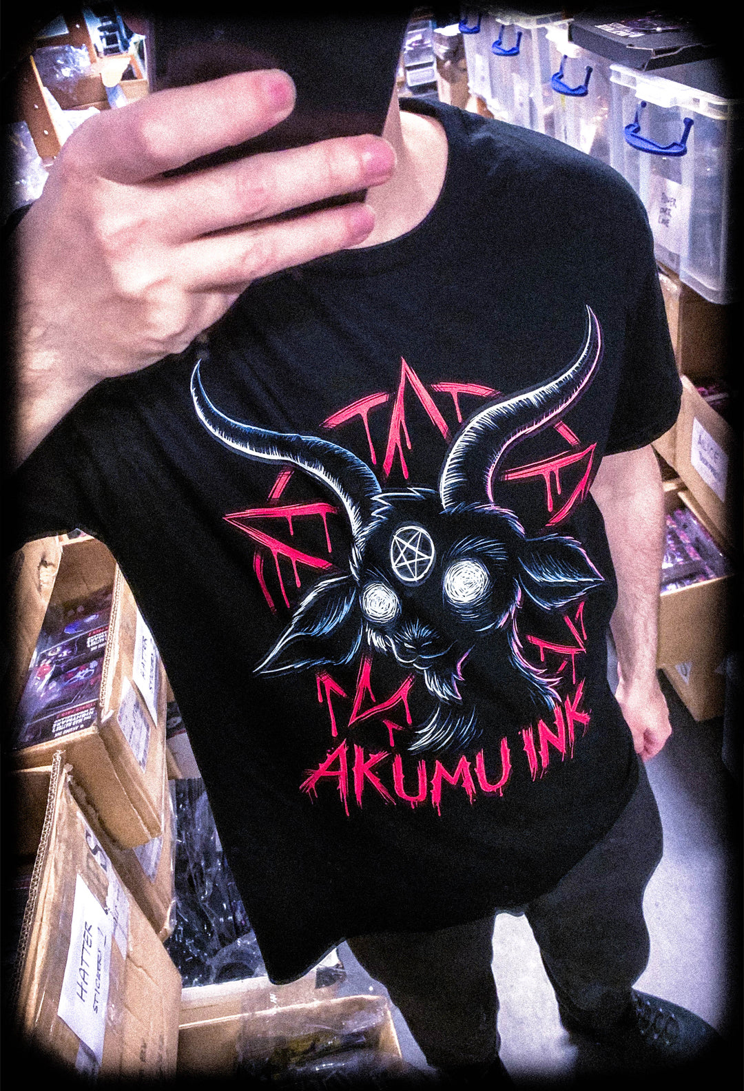Akumu Ink Men Shirts, goth Men Shirts, skull Men Shirts, 