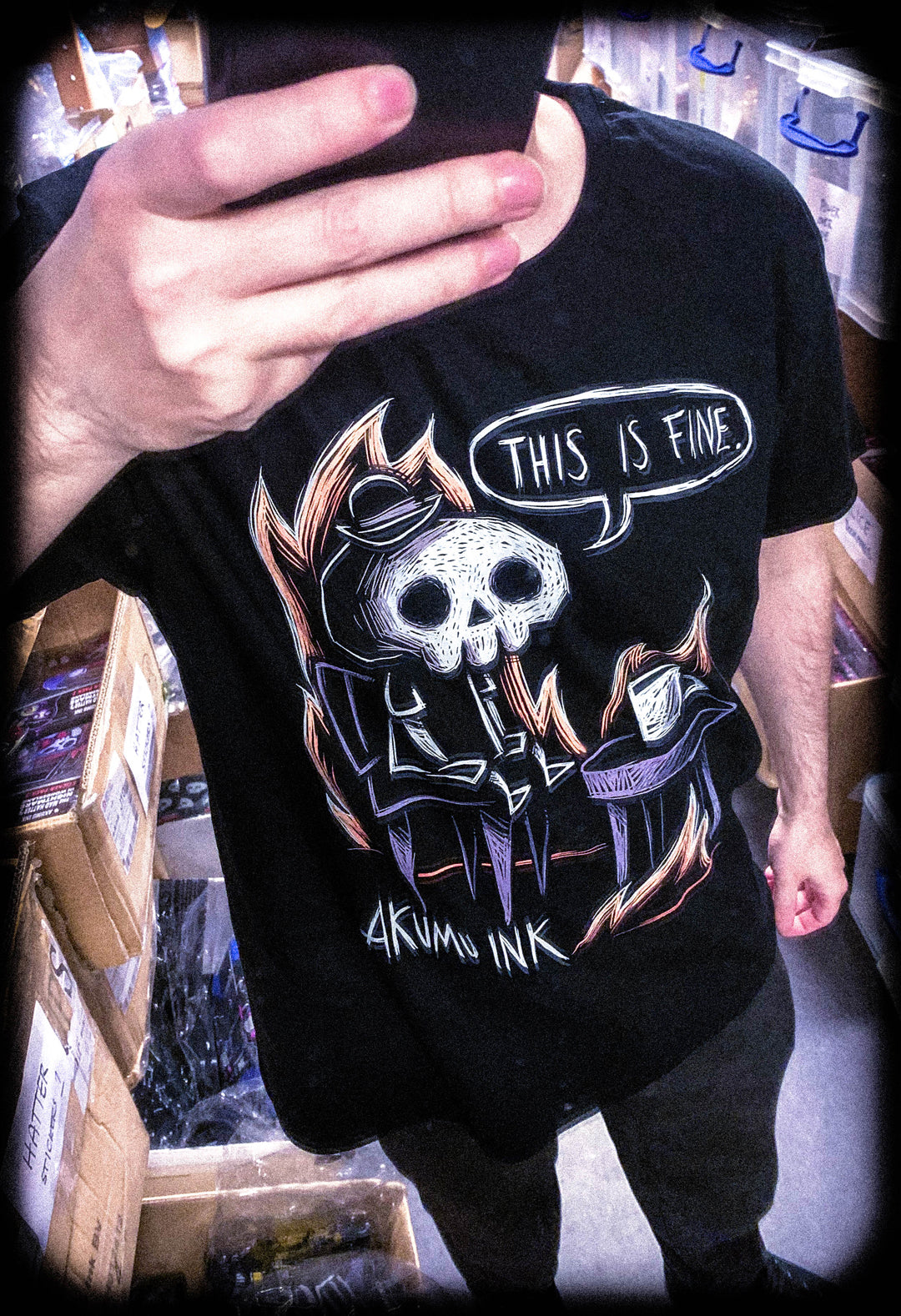 Akumu Ink Men Shirts, goth Men Shirts, skull Men Shirts, 