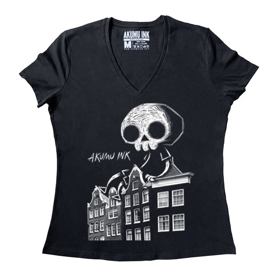 Akumu Ink Women Shirts, goth Women Shirts, skull Women Shirts, 