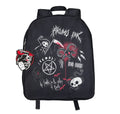 Rebel Metal Backpack – gothic backpack by Akumu Ink, alt fashion art from Akumu Ink Clothing