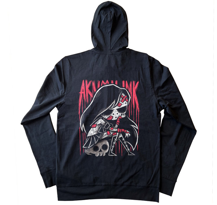 Intermission Hoodie – gothic long sleeve by Akumu Ink Clothing, alt fashion art from Akumu Ink Clothing