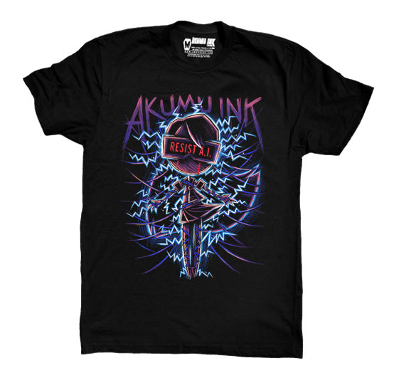 Widerstehen Sie der KI. Herren-T-Shirt 