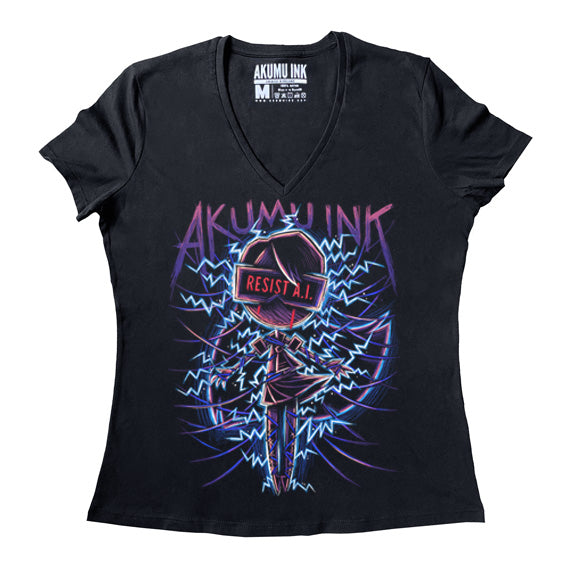 Resist A.I. Women Vneck