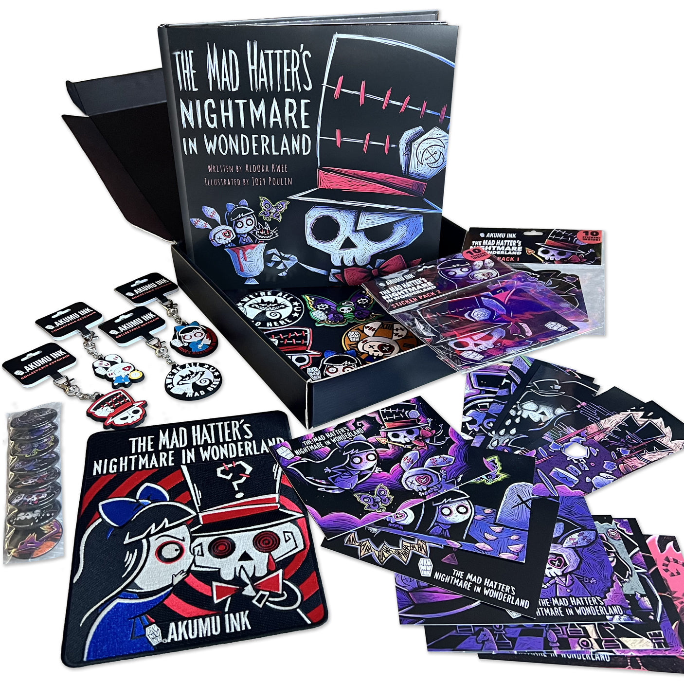 Akumu Ink Accessories, goth Accessories, skull Accessories, 