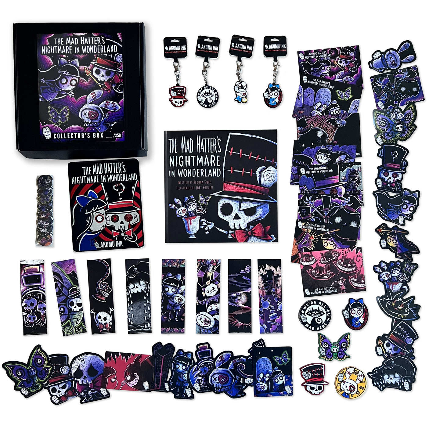 Akumu Ink Accessories, goth Accessories, skull Accessories, 