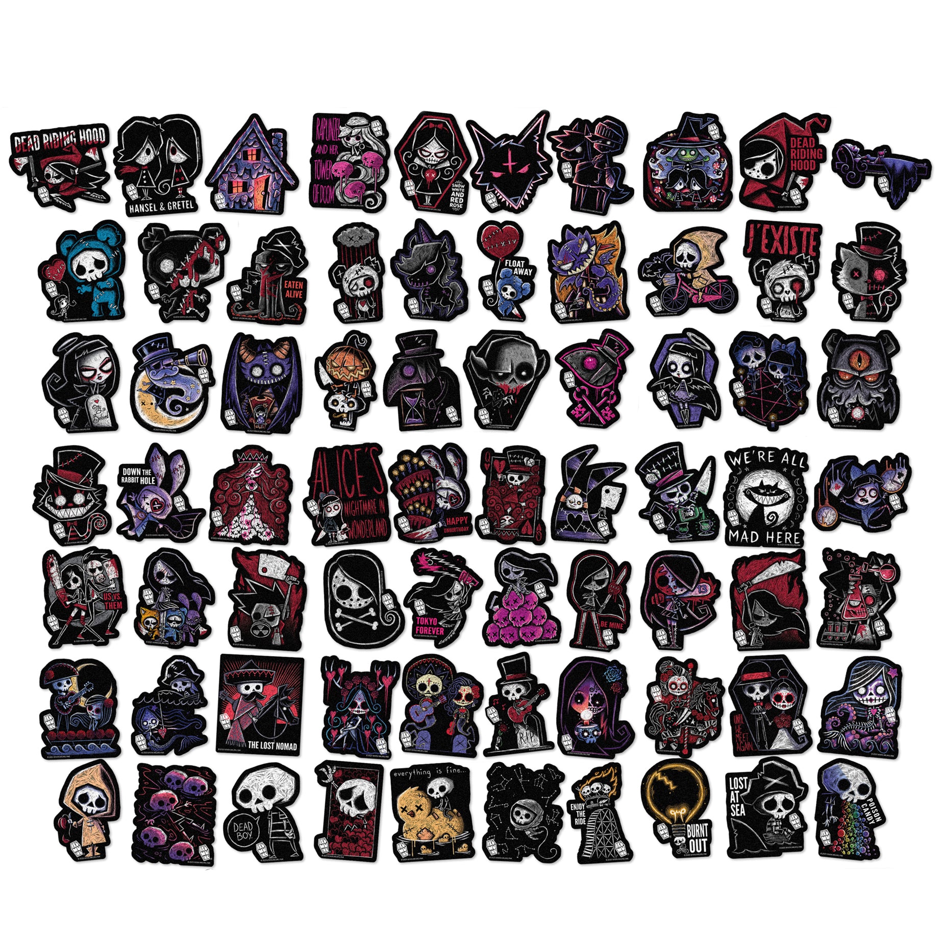 Akumu Ink Accessories, goth Accessories, skull Accessories, 