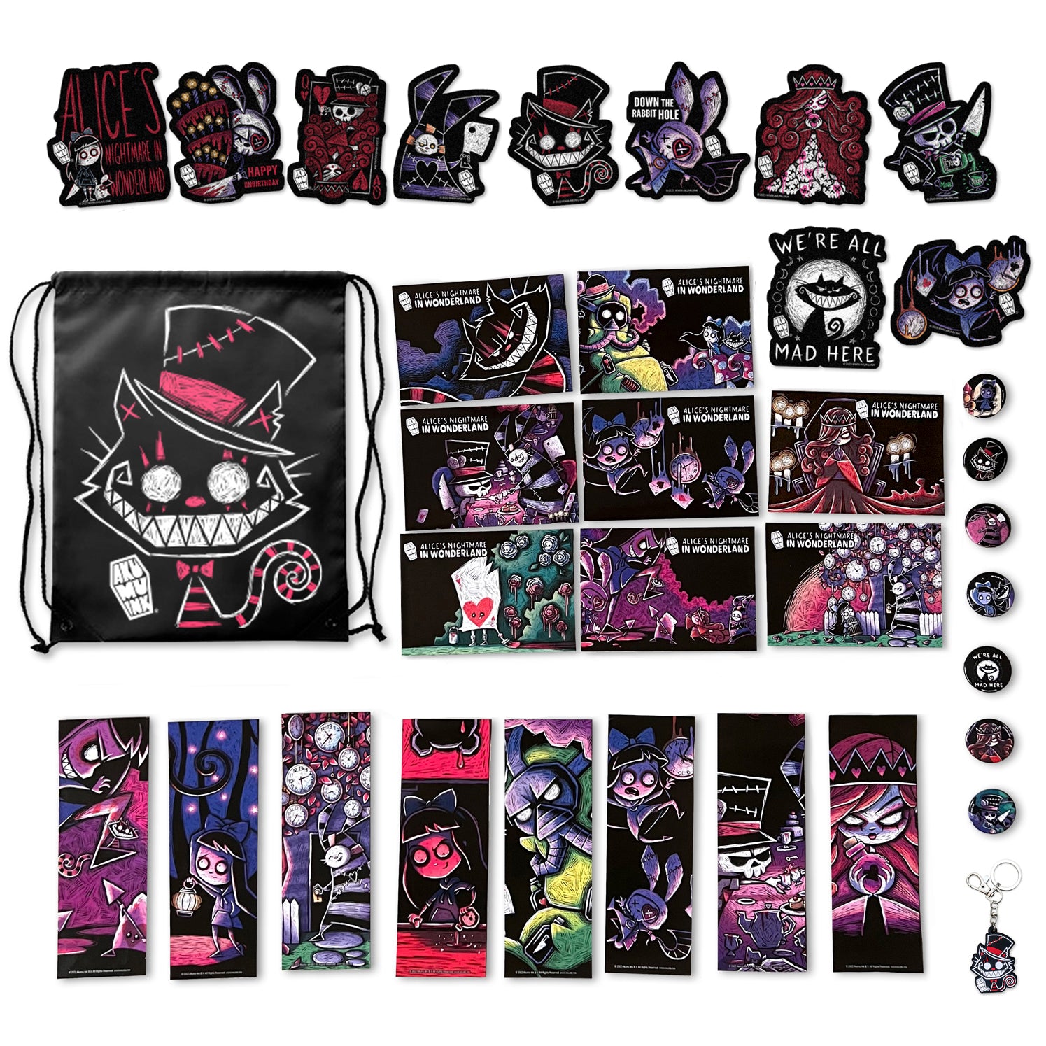 Akumu Ink Clothing , goth , skull , 