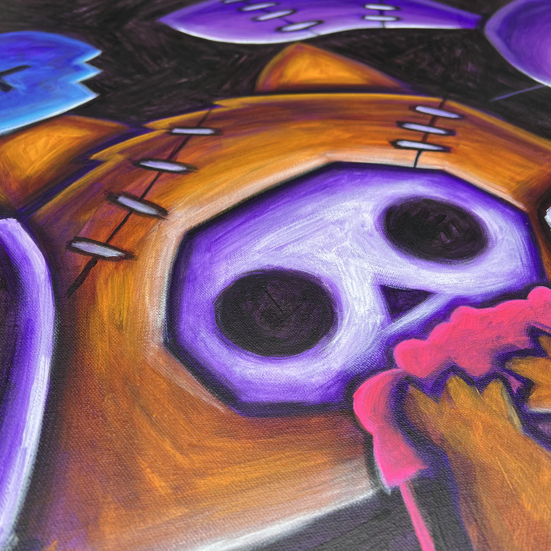 Akumu Ink art, goth art, skull art, 