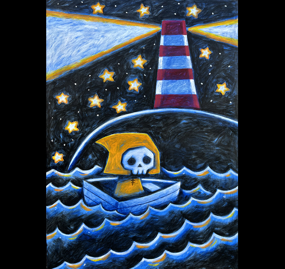 Akumu Ink art, goth art, skull art, 