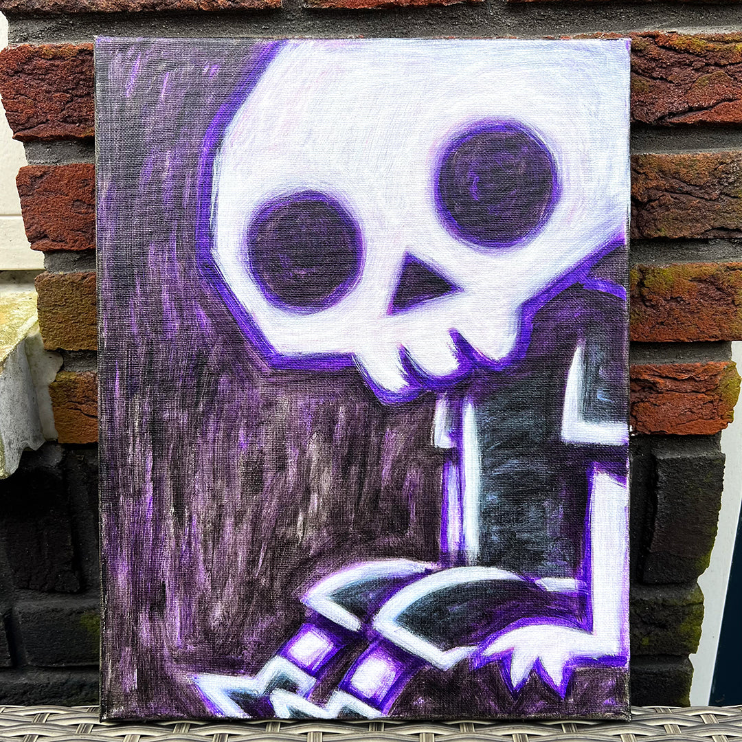 Akumu Ink art, goth art, skull art, 