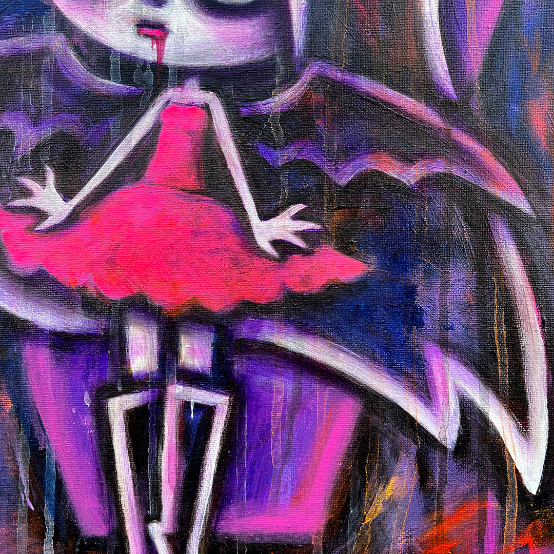 Akumu Ink art, goth art, skull art, 