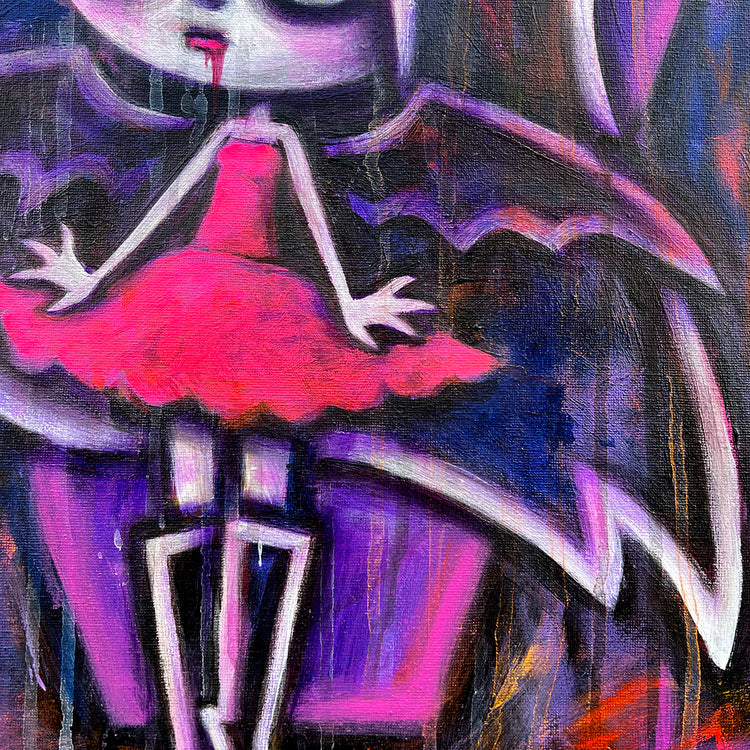 Akumu Ink art, goth art, skull art, 