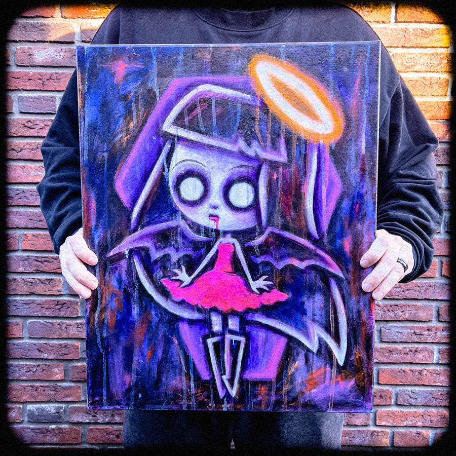 Akumu Ink art, goth art, skull art, 