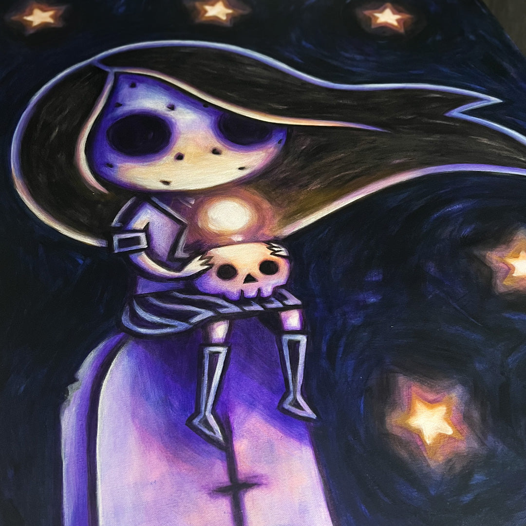 Akumu Ink art, goth art, skull art, 