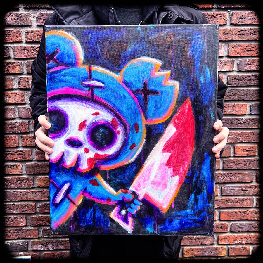 Akumu Ink art, goth art, skull art, 