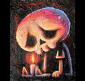 Akumu Ink art, goth art, skull art, 
